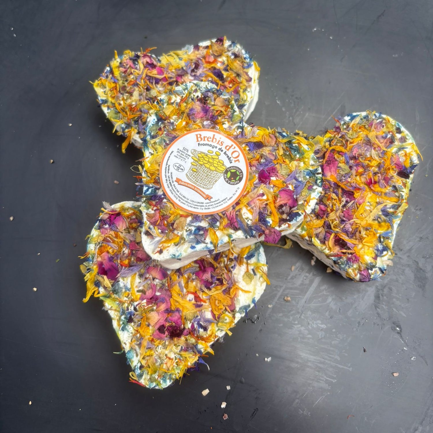 Cœur de brebis aux fleurs